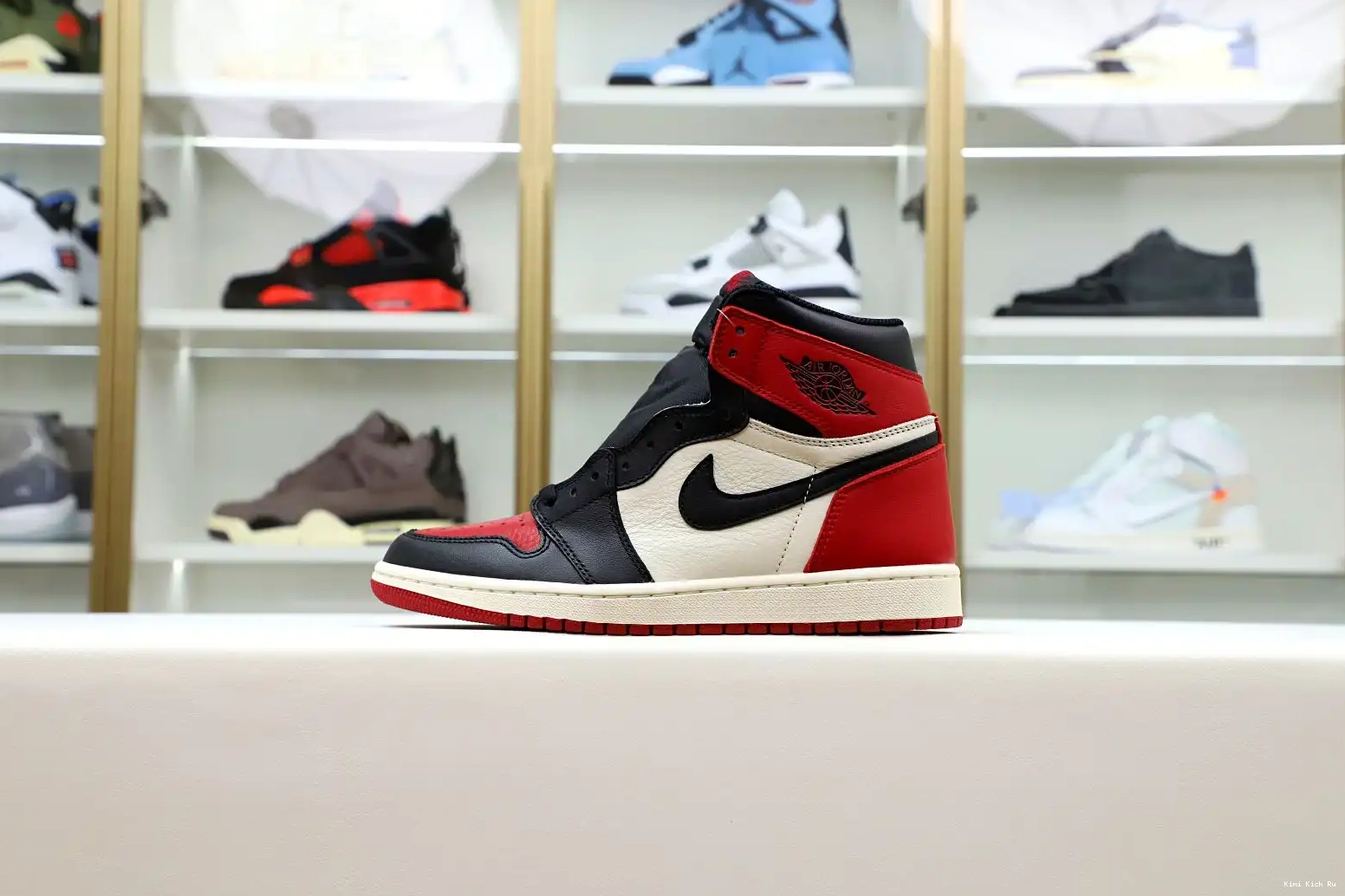 RETRO Kimikick TOE' 'BRED OG JORDAN AIR HIGH 1 0526